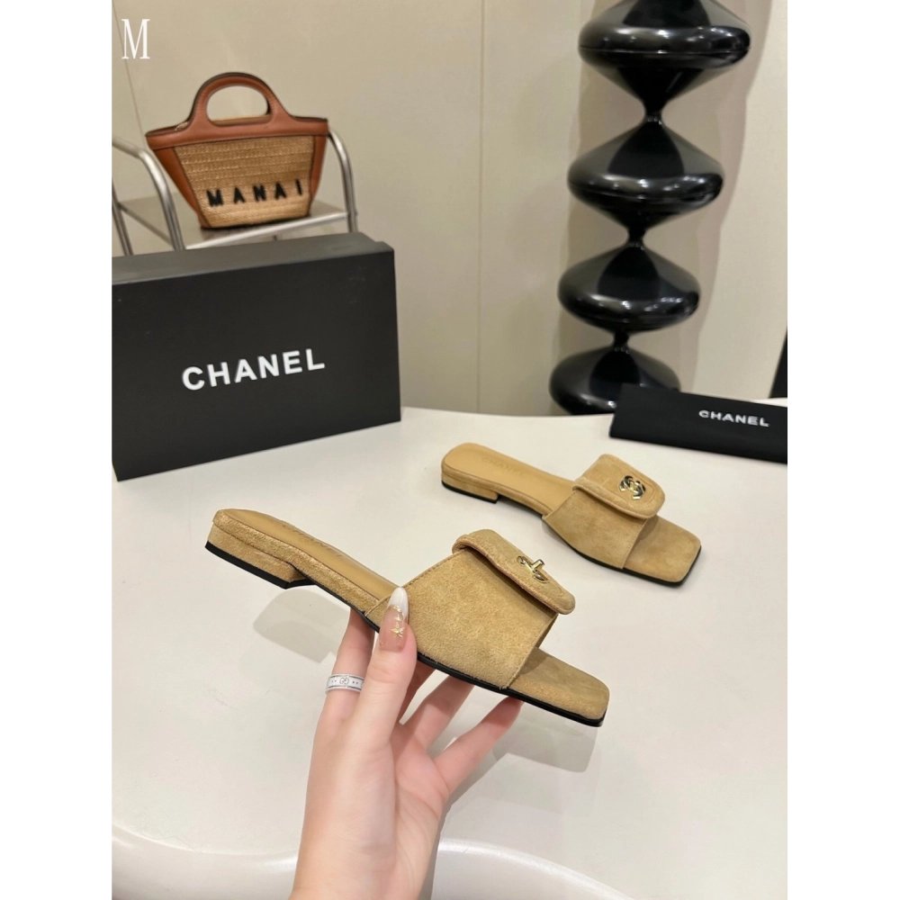 Chanel Slippers 158,Chanel Slippers,Slides Slippers,More Brands