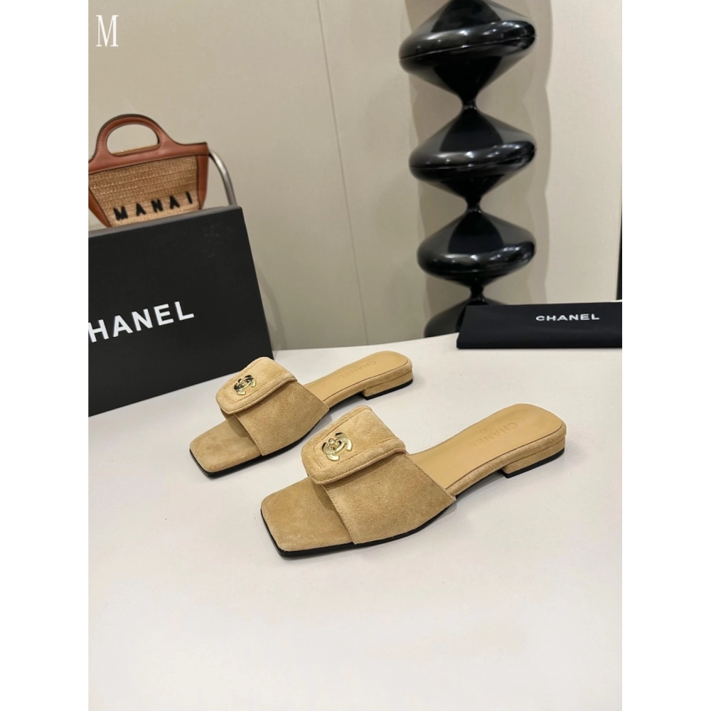 Chanel Slippers 158,Chanel Slippers,Slides Slippers,More Brands