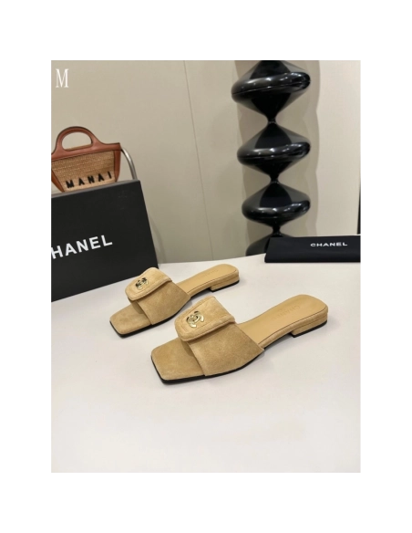 Chanel Slippers 158,Chanel Slippers,Slides Slippers,More Brands