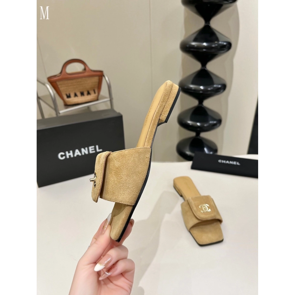 Chanel Slippers 158,Chanel Slippers,Slides Slippers,More Brands