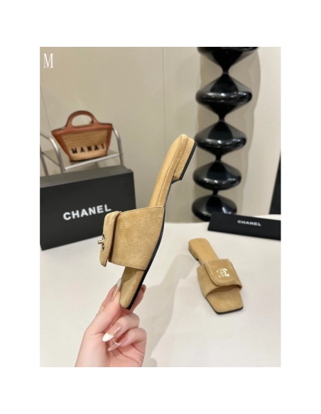 Chanel Slippers 158,Chanel Slippers,Slides Slippers,More Brands