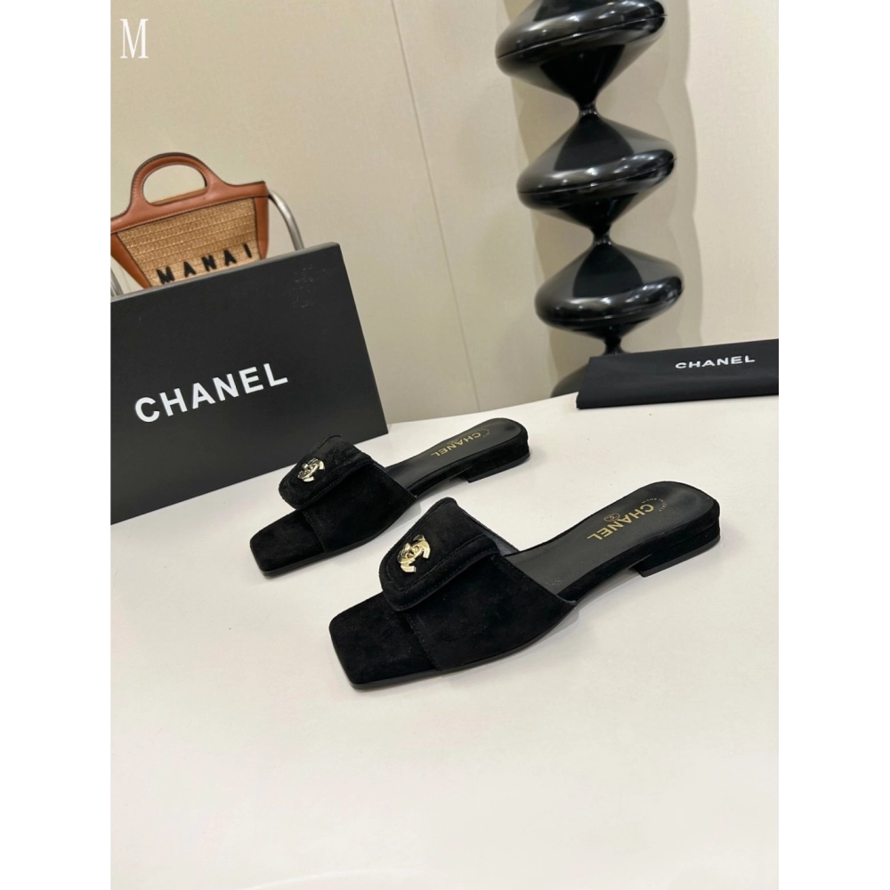 Chanel Slippers 159,Chanel Slippers,Slides Slippers,More Brands