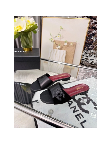 Chanel Slippers 176,Chanel Slippers,Slides Slippers,More Brands
