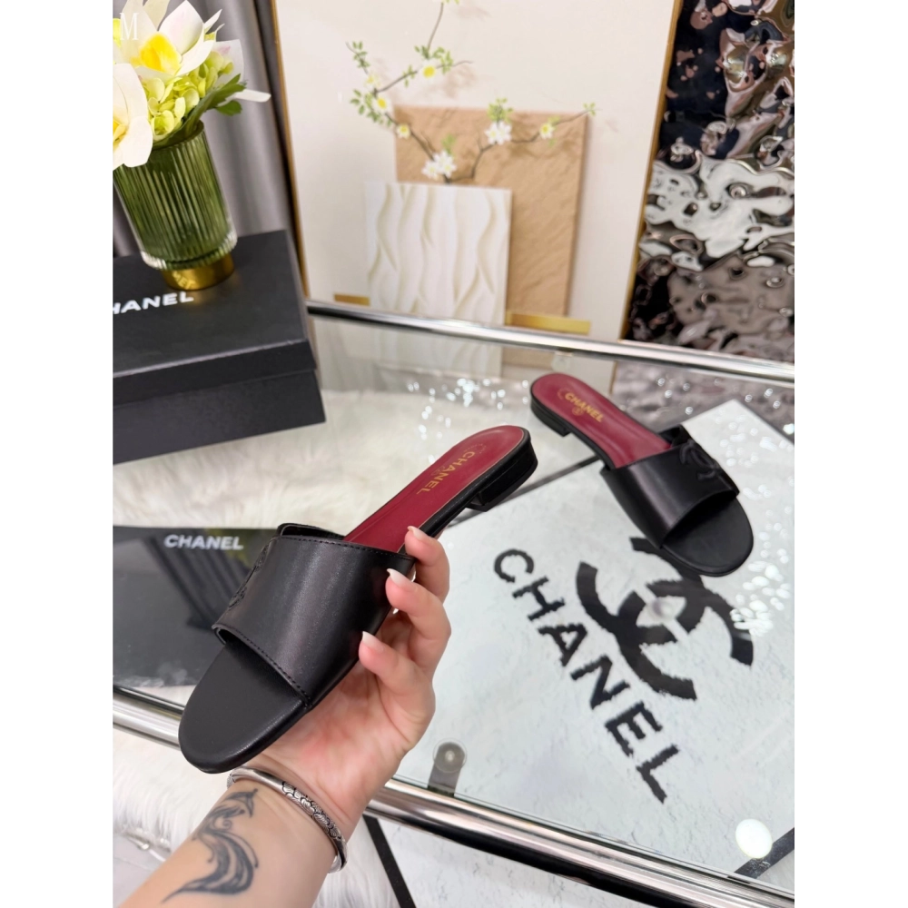 Chanel Slippers 176,Chanel Slippers,Slides Slippers,More Brands