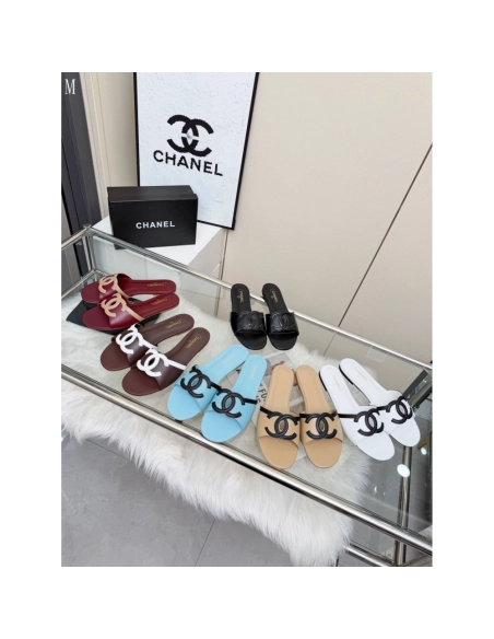 Chanel Slippers 178,Chanel Slippers,Slides Slippers,More Brands