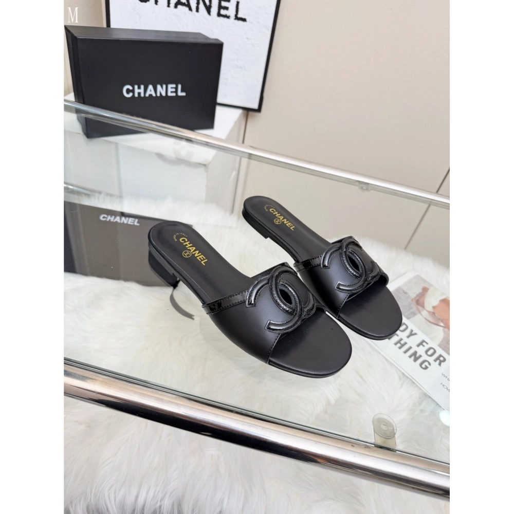 Chanel Slippers 182,Chanel Slippers,Slides Slippers,More Brands