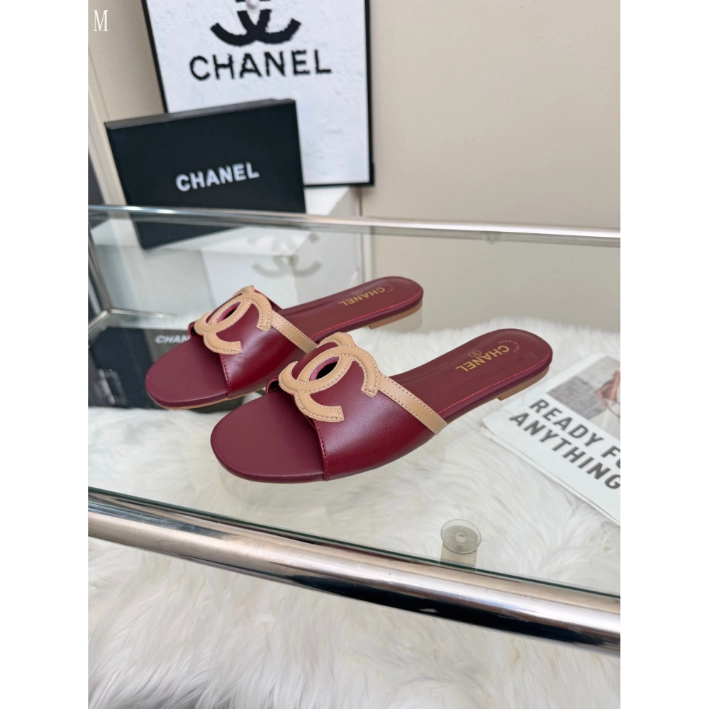 Chanel Slippers 183,Chanel Slippers,Slides Slippers,More Brands