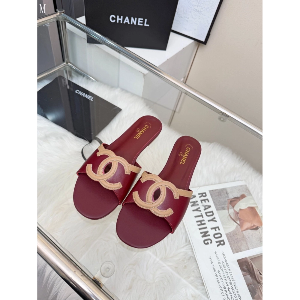 Chanel Slippers 183,Chanel Slippers,Slides Slippers,More Brands