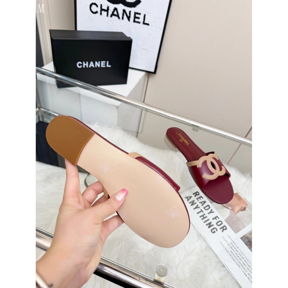 Chanel Slippers 183,Chanel Slippers,Slides Slippers,More Brands