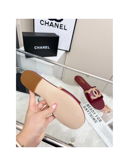Chanel Slippers 183,Chanel Slippers,Slides Slippers,More Brands