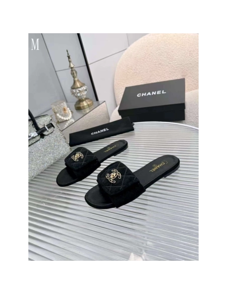 Chanel Slippers 190,Chanel Slippers,Slides Slippers,More Brands