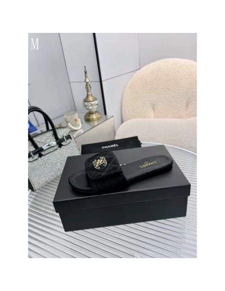 Chanel Slippers 190,Chanel Slippers,Slides Slippers,More Brands