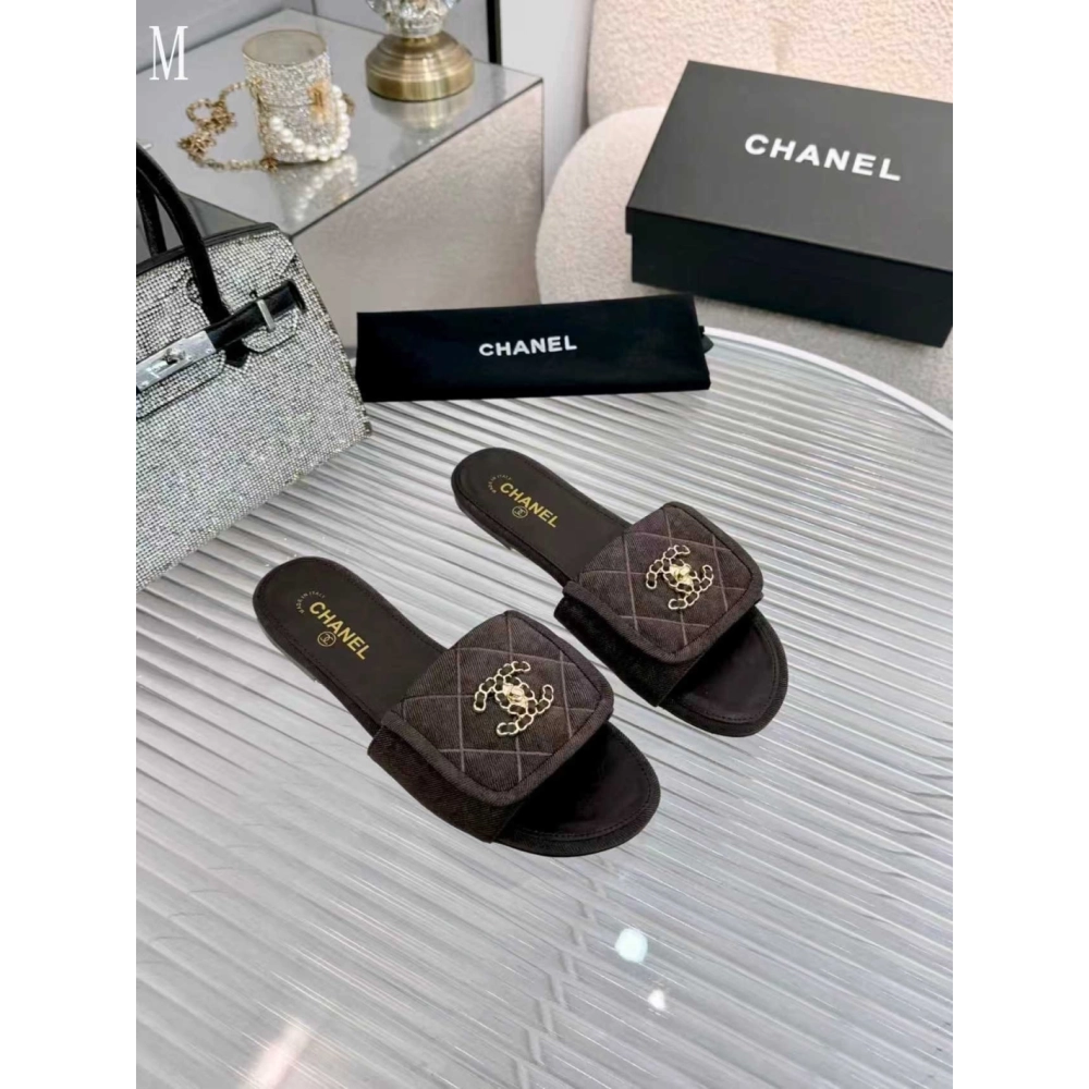 Chanel Slippers 193,Chanel Slippers,Slides Slippers,More Brands