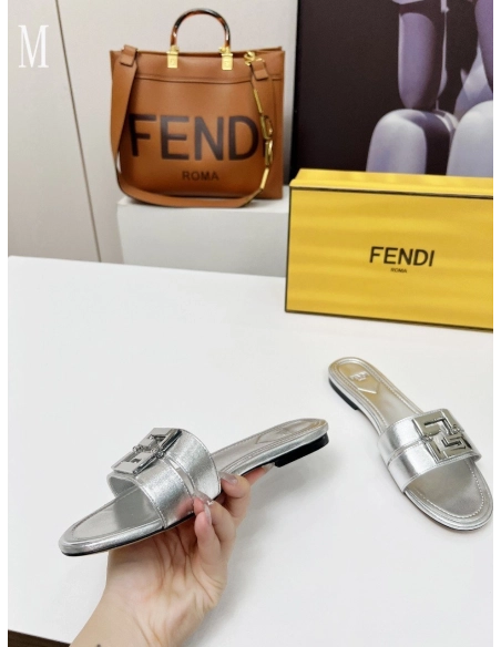 Fendi Slippers 039,Fendi Slippers,Slides Slippers,More Brands