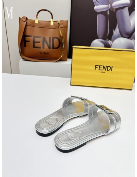 Fendi Slippers 039,Fendi Slippers,Slides Slippers,More Brands