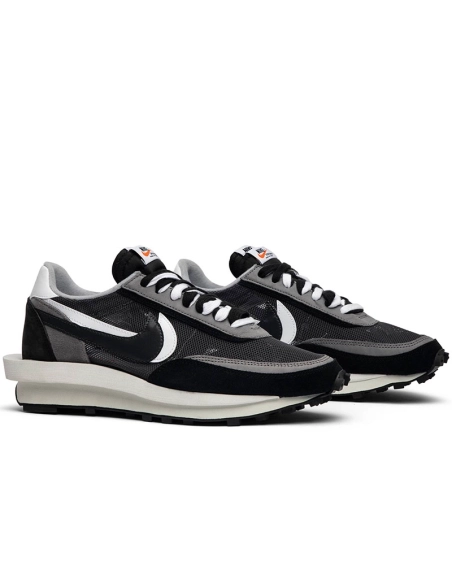SACAI X LDWAFFLE BLACK,NIKE WAFFLE,NIKE SHOES Reps