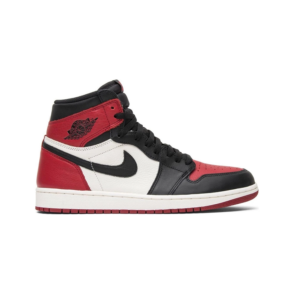 AIR JORDAN 1 RETRO HIGH OG BRED TOE 555088 610,AIR JORDAN 1 HIGH,Air Jordan