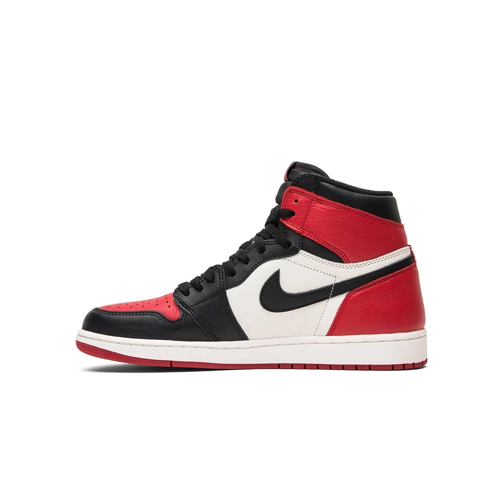 AIR JORDAN 1 RETRO HIGH OG BRED TOE 555088 610,AIR JORDAN 1 HIGH,Air Jordan