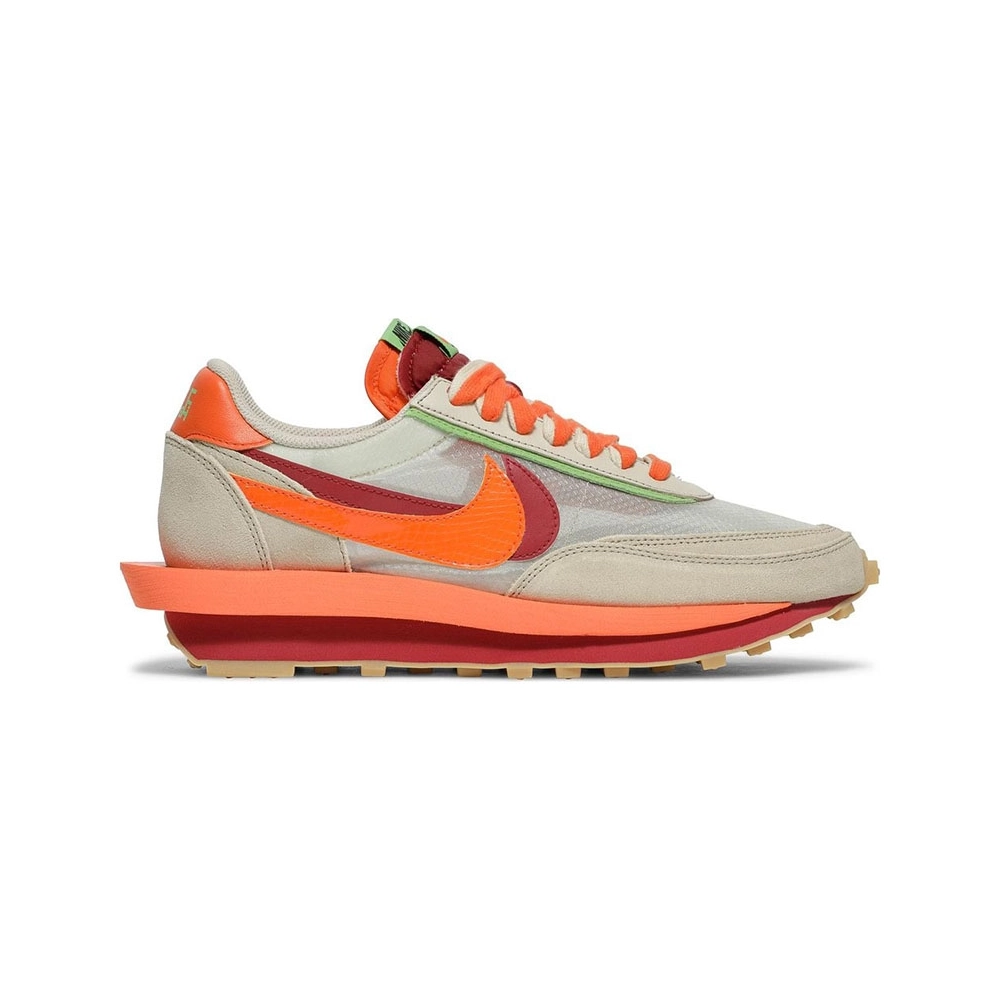 SACAI X CLOT X LDWAFFLE NET ORANGE BLAZE,NIKE WAFFLE,NIKE SHOES Reps