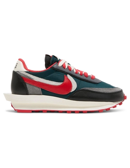SACAI X UNDERCOVER X LDWAFFLE MIDNIGHT SPRUCE UNIVERSITY RED,NIKE WAFFLE,NIKE SHOES Reps