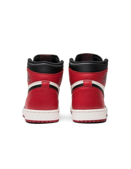AIR JORDAN 1 RETRO HIGH OG BRED TOE 555088 610,AIR JORDAN 1 HIGH,Air Jordan