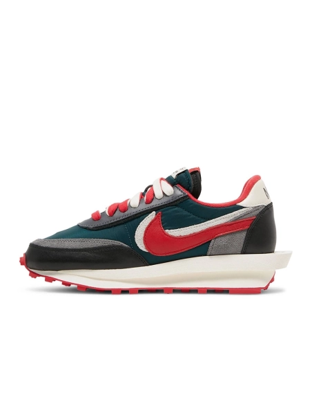 SACAI X UNDERCOVER X LDWAFFLE MIDNIGHT SPRUCE UNIVERSITY RED,NIKE WAFFLE,NIKE SHOES Reps
