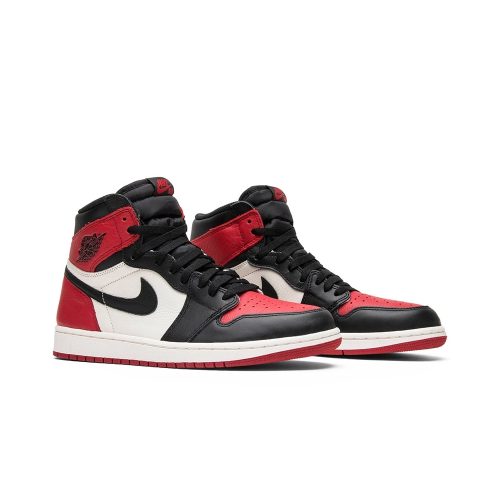 AIR JORDAN 1 RETRO HIGH OG BRED TOE 555088 610,AIR JORDAN 1 HIGH,Air Jordan