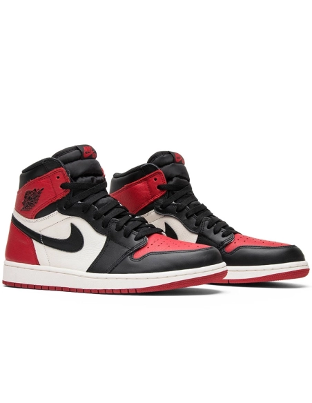 AIR JORDAN 1 RETRO HIGH OG BRED TOE 555088 610,AIR JORDAN 1 HIGH,Air Jordan