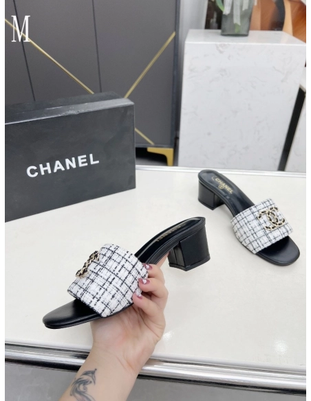 Chanel Slippers 108,Chanel Slippers,Slides Slippers,More Brands