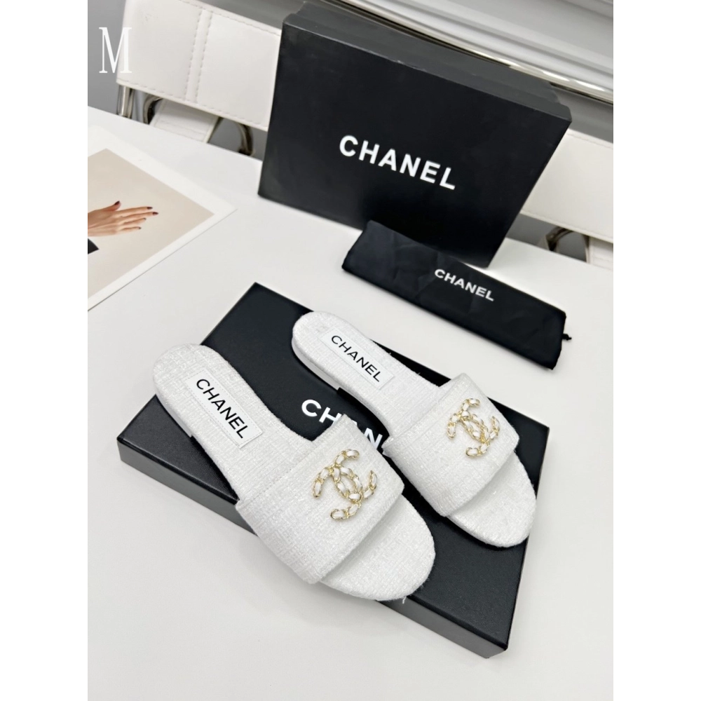 Chanel Slippers 113,Chanel Slippers,Slides Slippers,More Brands