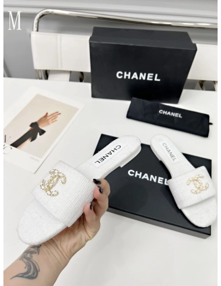 Chanel Slippers 113,Chanel Slippers,Slides Slippers,More Brands