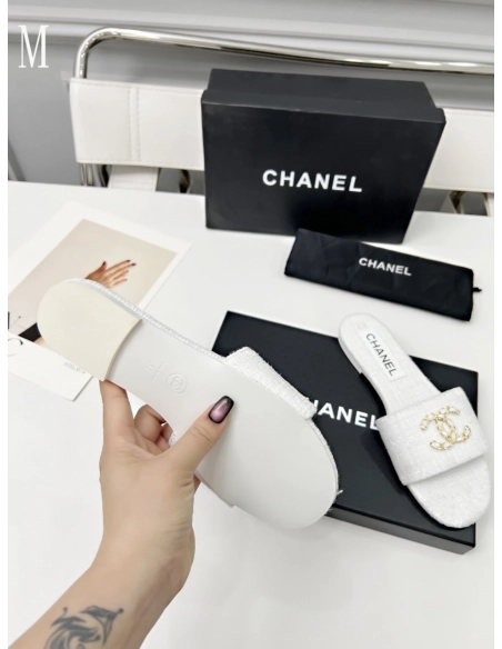 Chanel Slippers 113,Chanel Slippers,Slides Slippers,More Brands