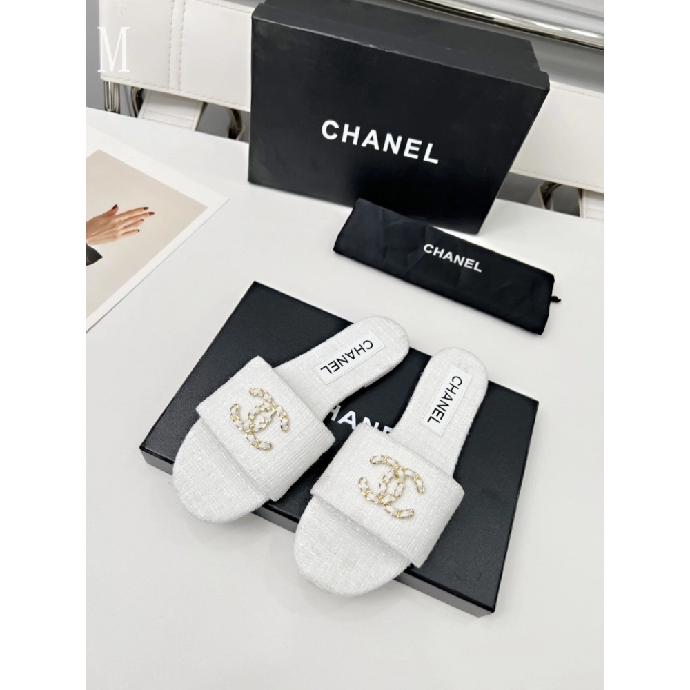 Chanel Slippers 113,Chanel Slippers,Slides Slippers,More Brands