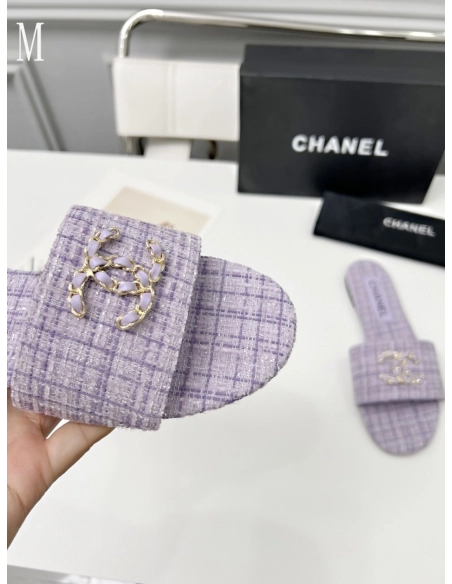 Chanel Slippers 114,Chanel Slippers,Slides Slippers,More Brands