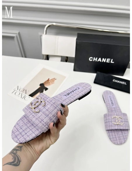 Chanel Slippers 114,Chanel Slippers,Slides Slippers,More Brands