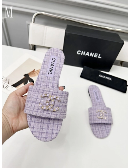 Chanel Slippers 114,Chanel Slippers,Slides Slippers,More Brands