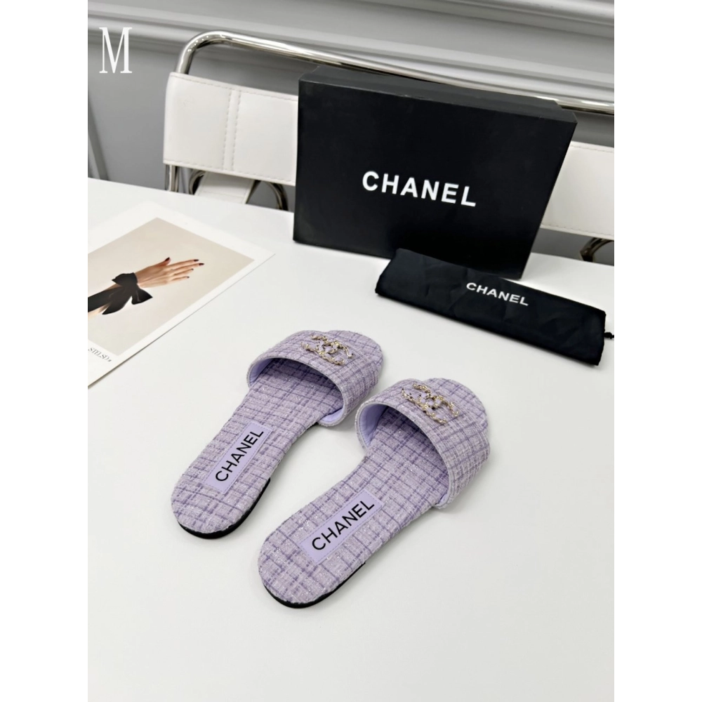 Chanel Slippers 114,Chanel Slippers,Slides Slippers,More Brands