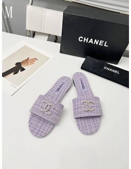 Chanel Slippers 114,Chanel Slippers,Slides Slippers,More Brands