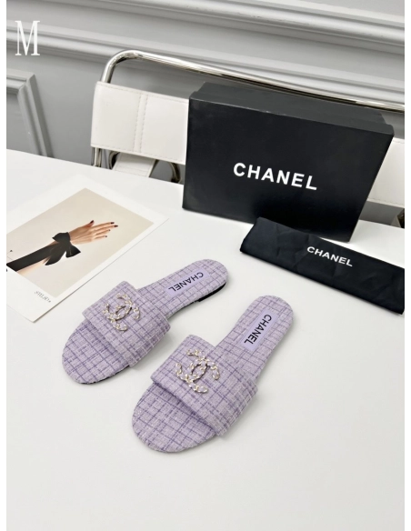 Chanel Slippers 114,Chanel Slippers,Slides Slippers,More Brands