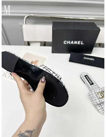 Chanel Slippers 116,Chanel Slippers,Slides Slippers,More Brands