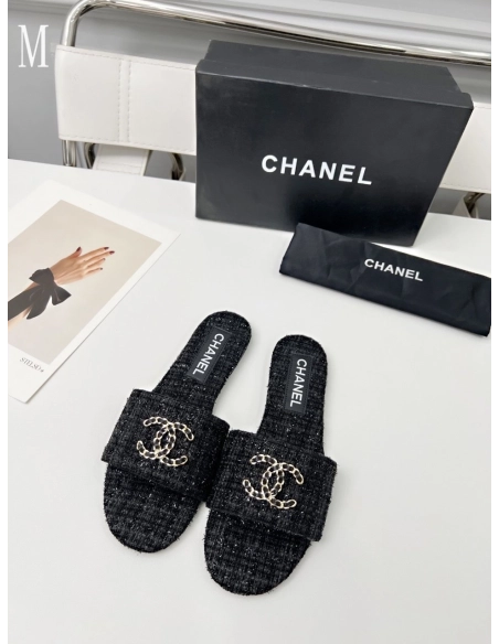 Chanel Slippers 117,Chanel Slippers,Slides Slippers,More Brands