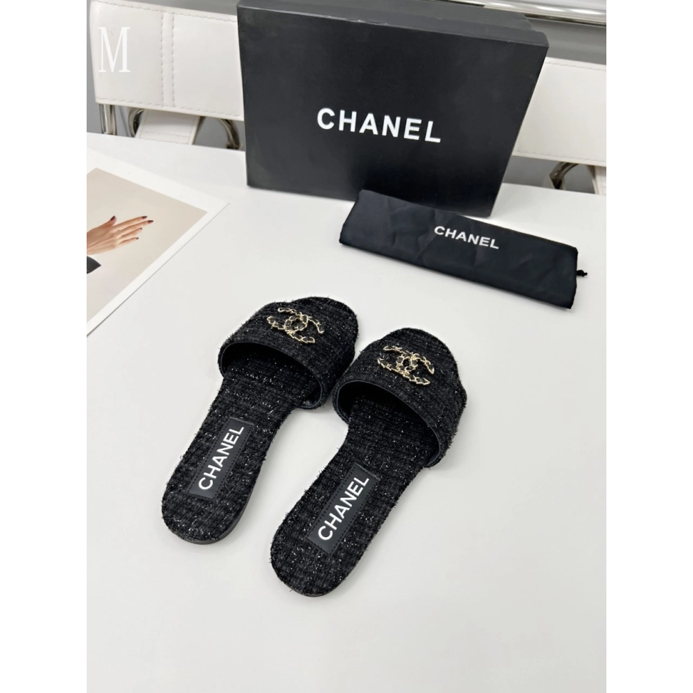 Chanel Slippers 117,Chanel Slippers,Slides Slippers,More Brands