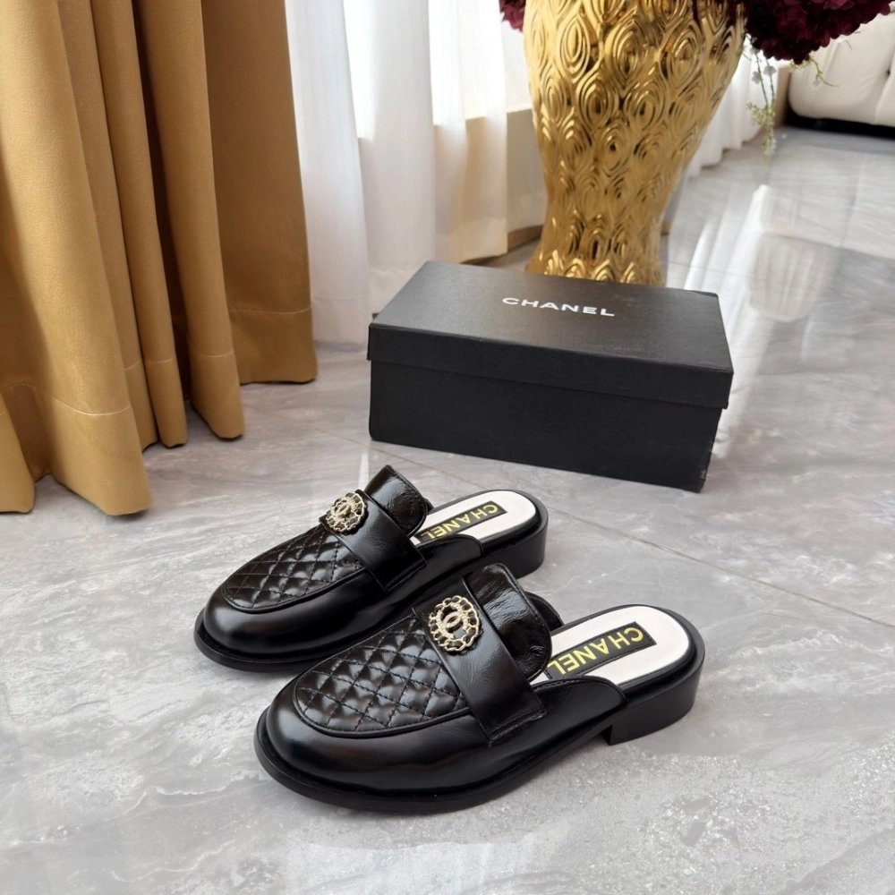 Chanel Slippers 127,Chanel Slippers,Slides Slippers,More Brands