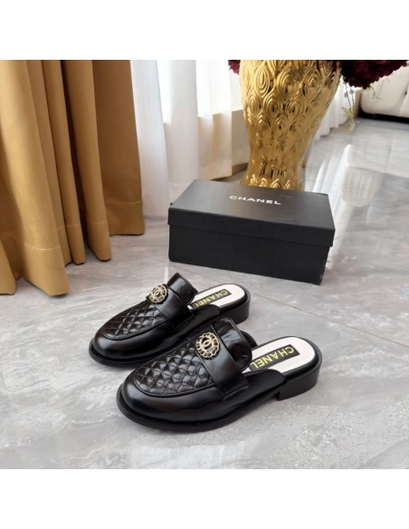 Chanel Slippers 127,Chanel Slippers,Slides Slippers,More Brands