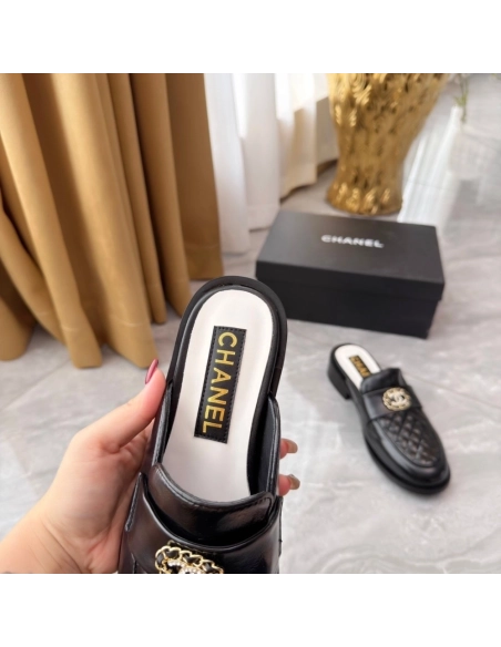 Chanel Slippers 127,Chanel Slippers,Slides Slippers,More Brands