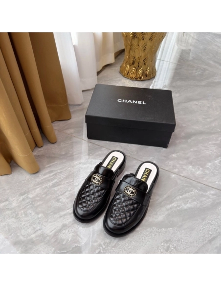 Chanel Slippers 127,Chanel Slippers,Slides Slippers,More Brands