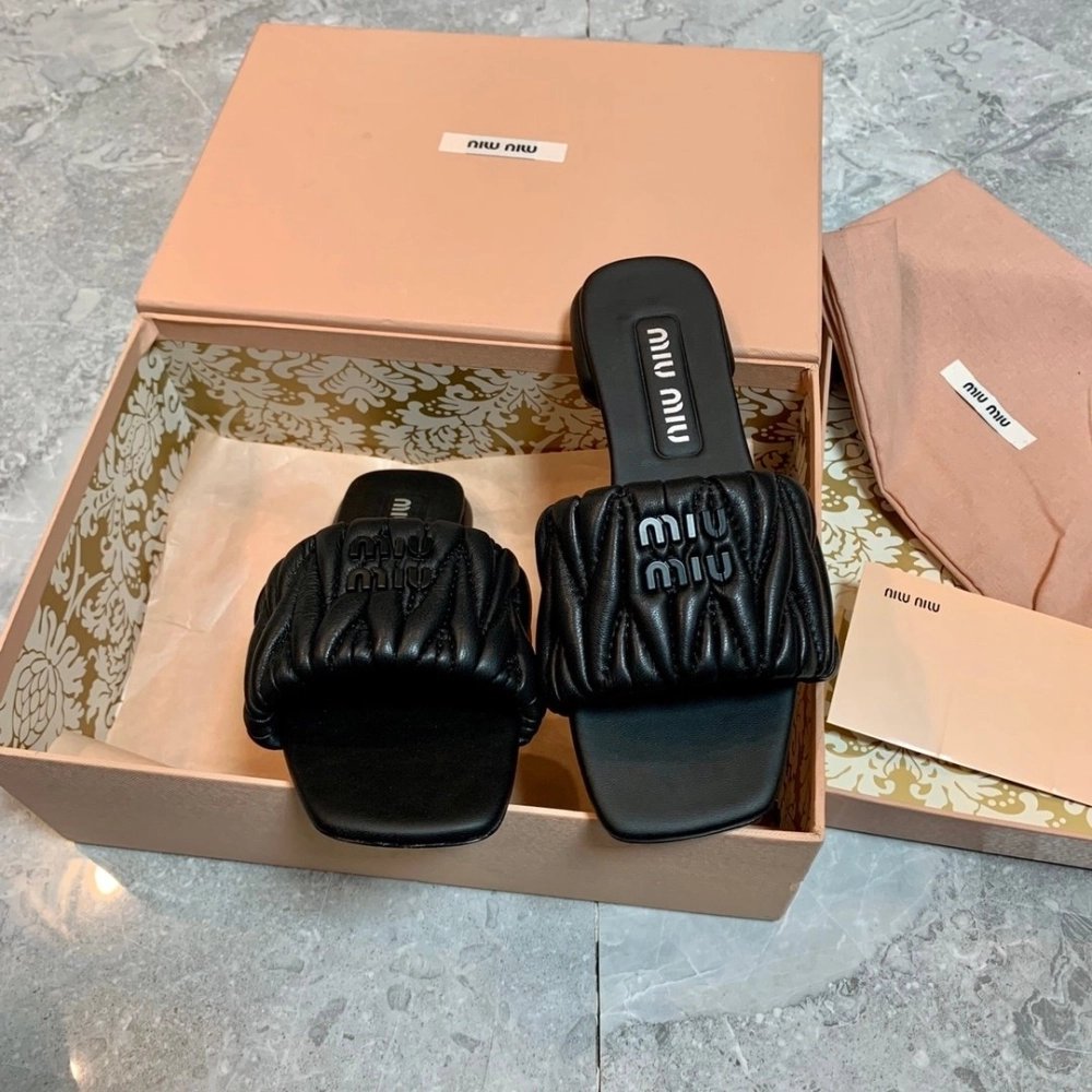 Miu miu slippers 003,Miu Miu Slides,Slides Slippers,More Brands