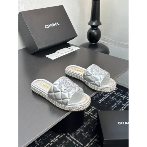 Chanel Slippers 049,Chanel Slippers,Slides Slippers,More Brands
