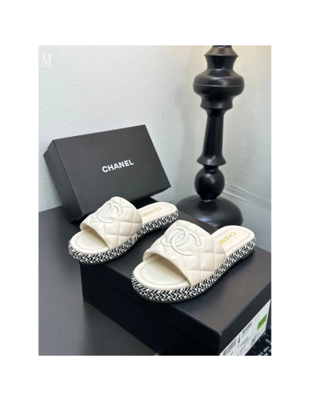 Chanel Slippers 050,Chanel Slippers,Slides Slippers,More Brands