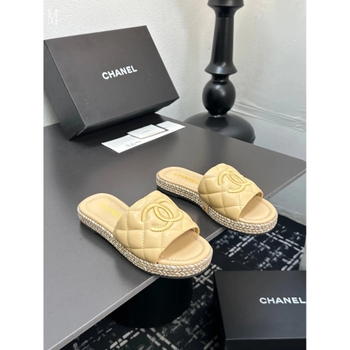 Chanel Slippers 052,Chanel Slippers,Slides Slippers,More Brands